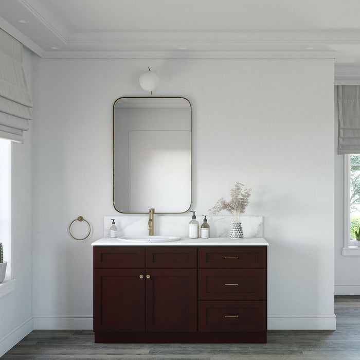 60" Vanity Drawer Base Cabinet + Double Door Vanity Cabinet + Toe Kick