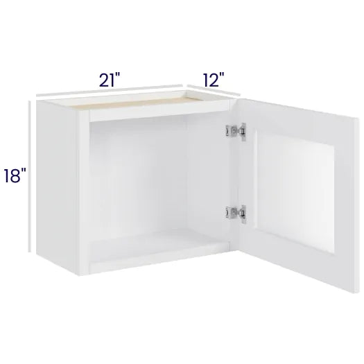 Single Door Stacker Cabinets - 18" Tall - Finished Interior (CS2)