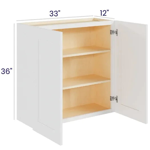 36" High Wall Cabinets - Double Door (CS2)