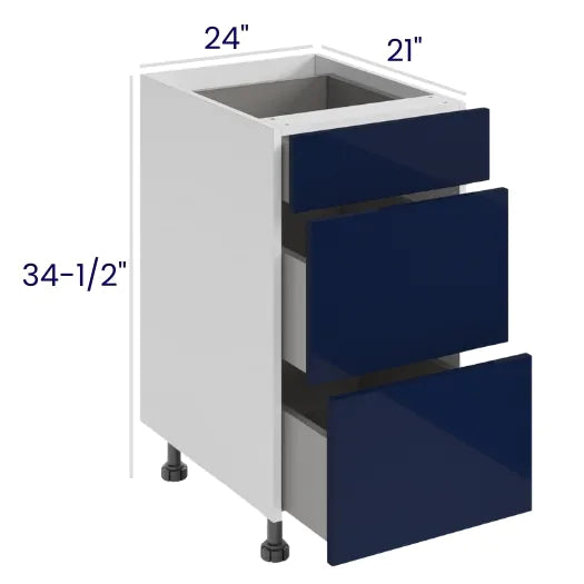 Vanity Drawer Bases - Three Drawer