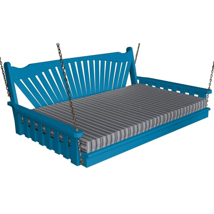 A&L Furniture Pine Fanback Swing bed