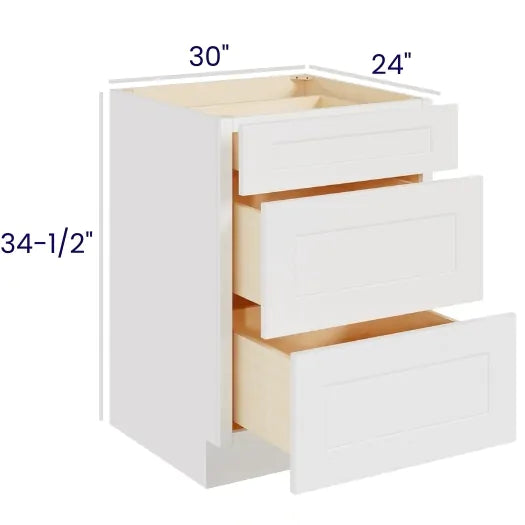 Florence Midnight 3 Drawer Base (Copy) EWS