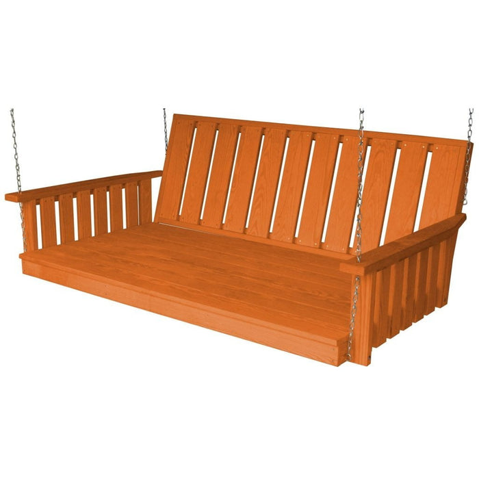 A&L Furniture Pressure Treated Pine 75″ Wingate Swing bed