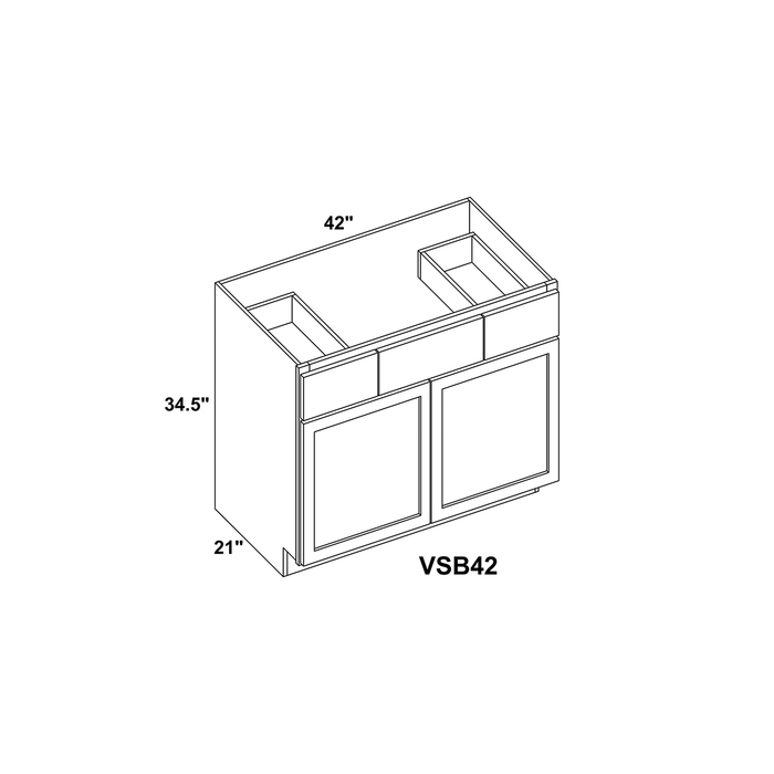 Florence White Shaker Vanity