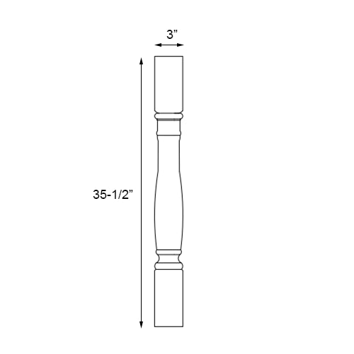 Turned Post (Copy) GS