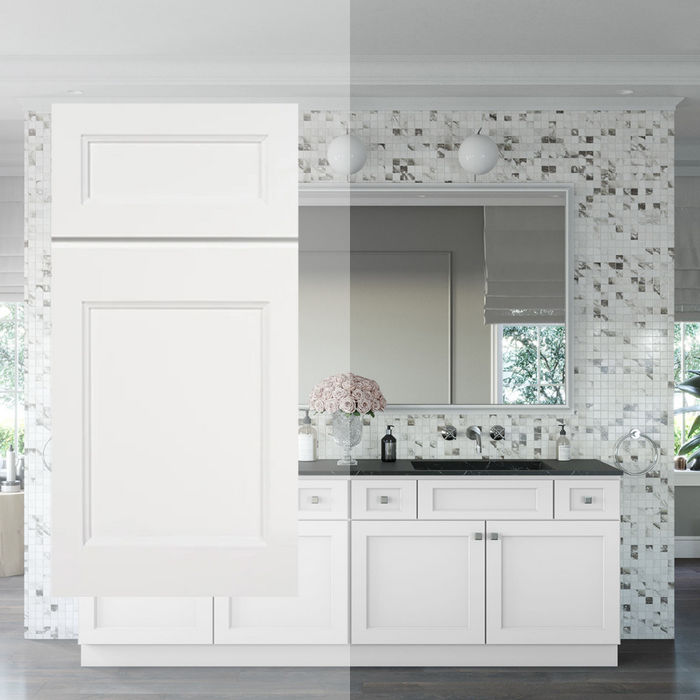 White Shaker Vanity