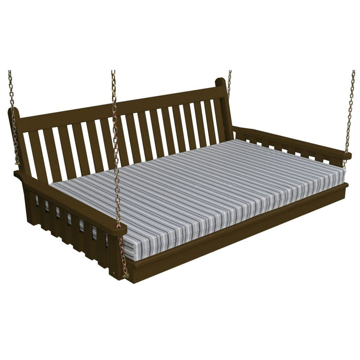 A&L Furniture Pine Traditional English Swing Bed