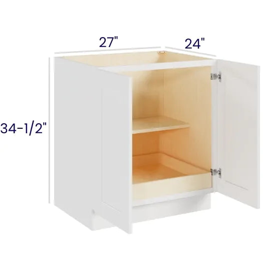 Full Height Double Door Bases With One Rollout (CAW)