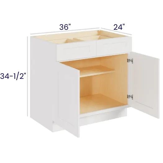 Double Door Double Drawer Bases (CS)