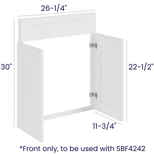 Sink Front - Diagonal Sink Front (CAW)