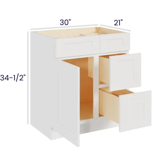 Vanity Combo Bases - Drawers Right (DS)