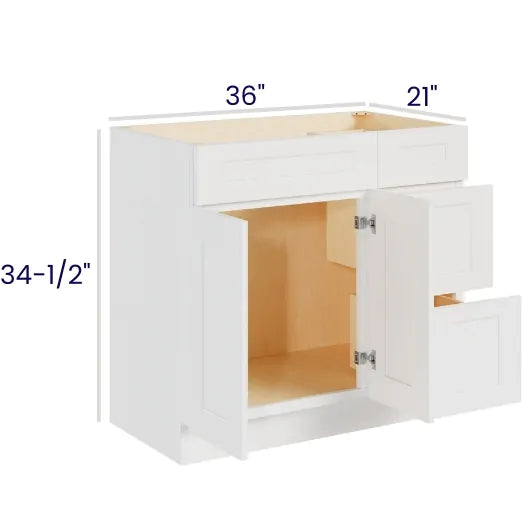 Vanity Combo Bases - Drawers Right (DS)