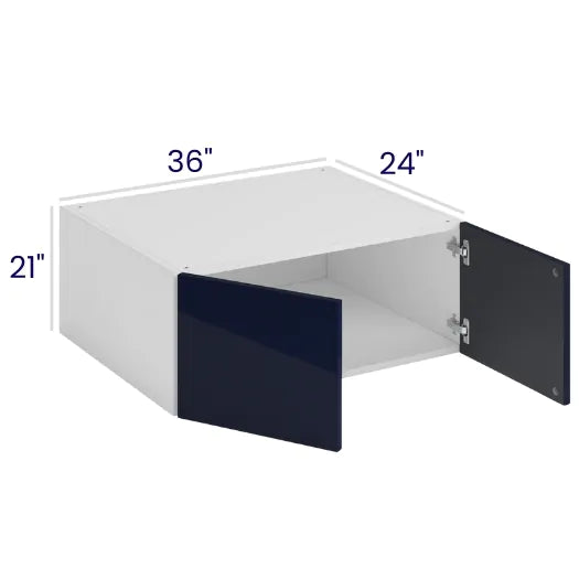 Refrigerator Wall Cabinets - Butt Doors
