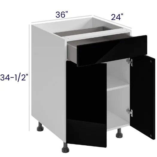 Double Door Single Drawer Bases