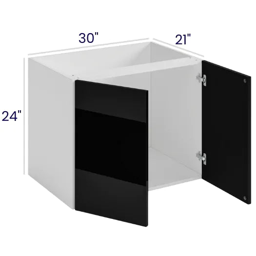 Floating Double Door Vanity Sink Bases