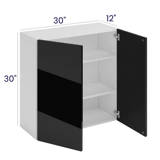 30" High Wall Cabinets - Double Doors