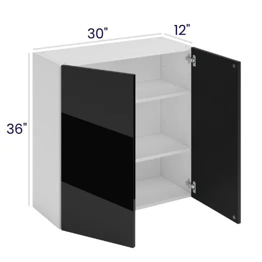 36" High Wall Cabinets - Double Doors